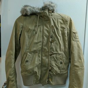 Abercrombie & Fitch Vintage Faux Fur Jacket